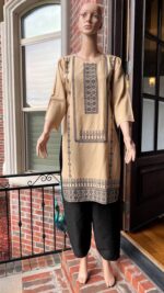 Cappuccino - Karandi Embroidered Suit