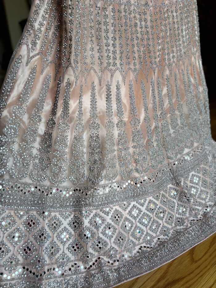 Raw Silk Elegant Heavy Embroidered