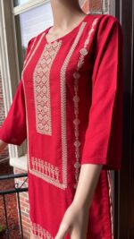 Karandi Embroidered Suit